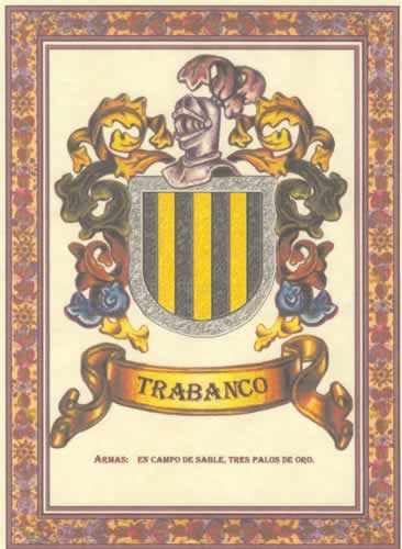 Escudo del Apellido Trabanco